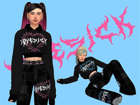 Sims 4 Punk Rock Outfits
