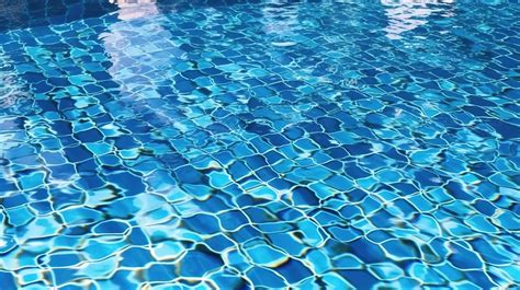 Seamless Water Swimming Pool Caustic Texture Background Water Reflection Pool Water Pool