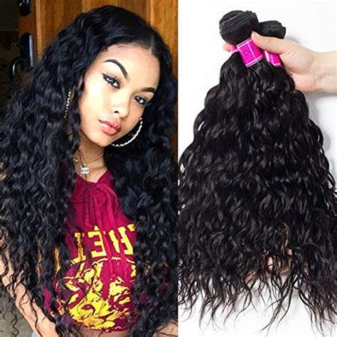 RECOOL Water Wave Bundles Deals Wet And Wavy Human Hair Extensions A