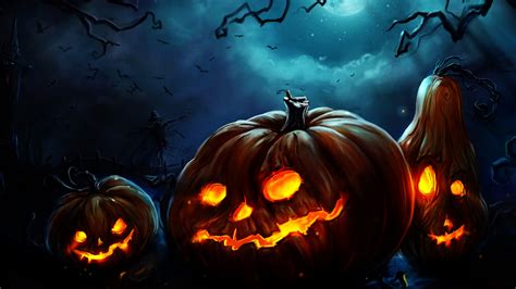 Free Download Halloween Pumkins Fire Hd Wallpaper Search More High