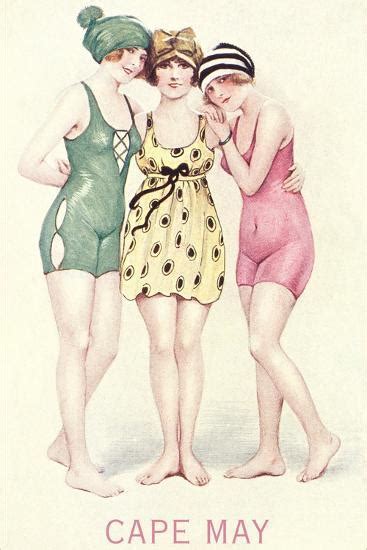 vintage bathing beauties prints