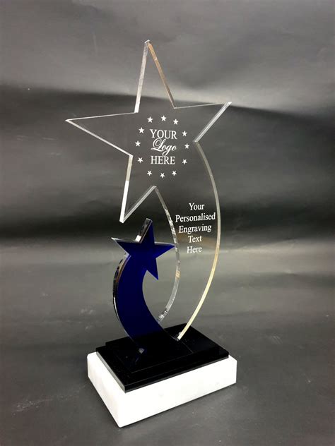 Star Acrylic Award Woolfs Trophies And Engravers