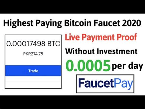 Bitcoin faucet list updated on 4th april 2018 click to check payment proof bitcoin faucet list 2018 bitcoin is going to be the most valuable currency in 2018. Highest Paying Bitcoin Faucet 2020 || Free Bitcoin Faucet Instant Payout || AT Adil Tricks - YouTube