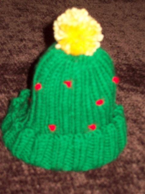 Hand Knit Christmas Tree Hat Email Mdgallogly To Order In Size