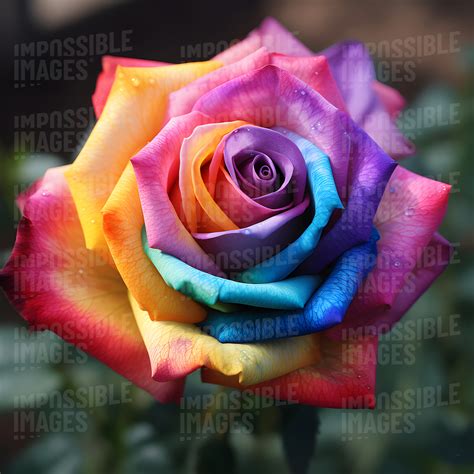 Rainbow Rose Impossible Images Unique Stock Images For Commercial Use
