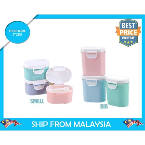 Ready stock tetapi unit terhad. Bekas susu kedap udara portable food storage powder milk ...
