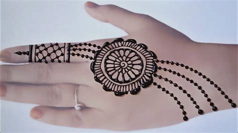 Beautiful Jewellery Mehndi Design For Hand Ll Easy Mehendi Design Ll