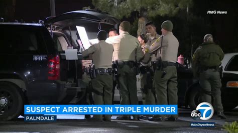 Palmdale Triple Murder Suspected Shooter Arrested Abc7 Los Angeles