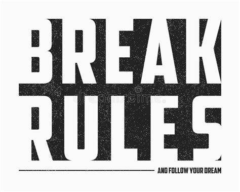 You Can Break Rules Knitted Camouflage Sliced Slogan For T Shirt