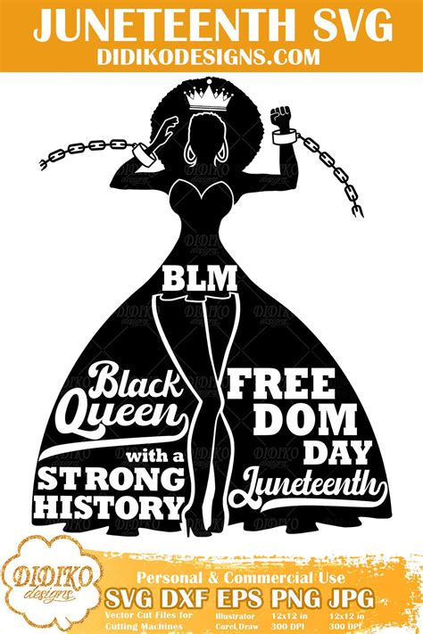 Black Woman SVG Juneteenth SVG Black Lives