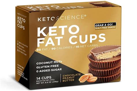 Keto Science S Keto Friendly Chocolate Peanut Butter Keto Fat Cups