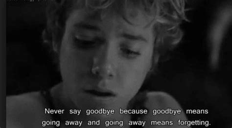 How many famous movie quotes can you remember? Goodbye brings much sadness to one's heart. | Sad Movie Quotes | Pinterest | Heart and Sadness