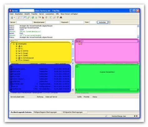 The filezilla client not only supports ftp, but also ftp over tls (ftps) and sftp. FAQ - Wie kann ich Dateien mit FTP hochladen/herunterladen ...