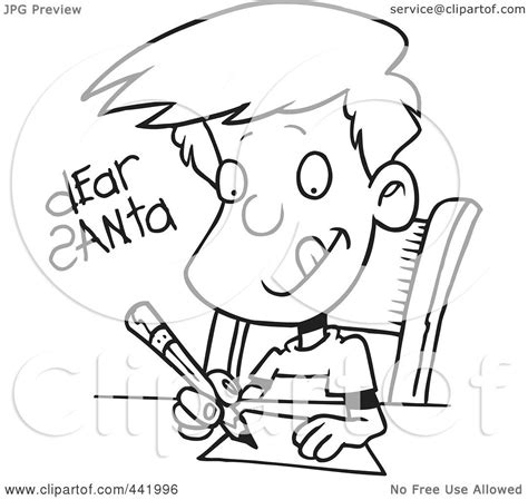 Royalty Free Rf Clip Art Illustration Of A Cartoon Black