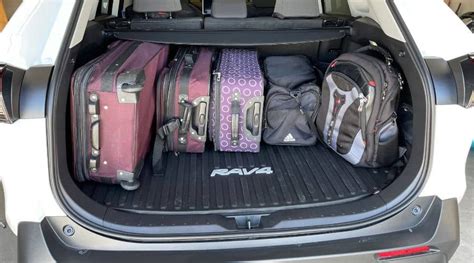 Toyota Rav4 Cargo Space And Dimensions W Trunk Photos