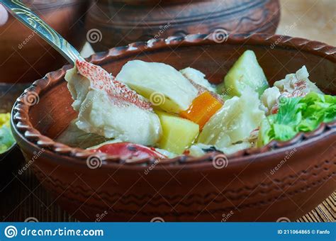 Manhattan Style Catfish Chowder Stock Image Image Of Soup Potato