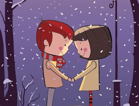 32 Winter Anime Couple Wallpaper Sachi Wallpaper