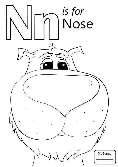 N Coloring Page at GetColorings.com  Free printable colorings pages to