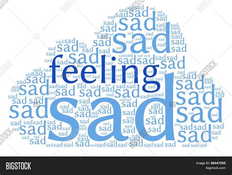 Feeling Sad Word Cloud Image And Photo Free Trial Bigstock