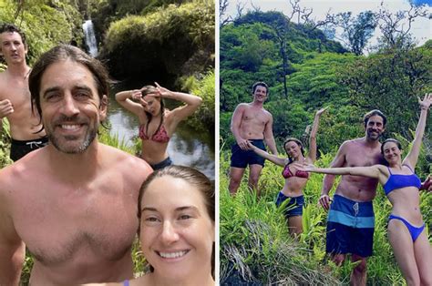 View this post on instagram a post shared by keleigh sperry teller (@keleighteller) the happy couples have been hiking, swimming and cliff island all over the islands. Shailene Woodley And Aaron Rodgers Are On A Couples ...