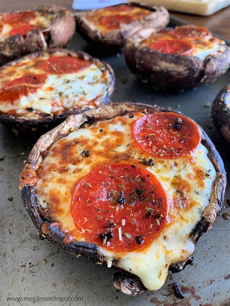 Keto Pizza Stuffed Portobello Mushroom Recipe — Megan Seelinger Coaching