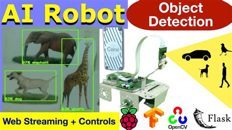 Ai Robot Object Detection Using Tensorflow Lite And Web Monitoring Raspberry Pi Youtube