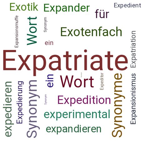 Expat Synonym Lexikothek • Ein Anderes Wort Für Expat