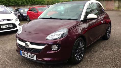 201313 Vauxhall Adam 14 Glam 3dr Finished In Purple Fiction Metallic