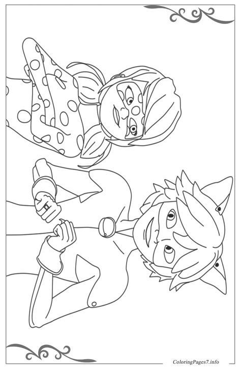 We took a miraculous ladybug and cat noir coloring page. Miraculous: Tales of Ladybug & Cat Noir Coloring Pages for ...