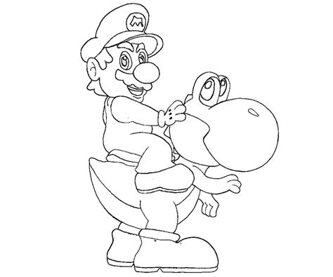 Yoshi Coloring Pages - Best Coloring Pages