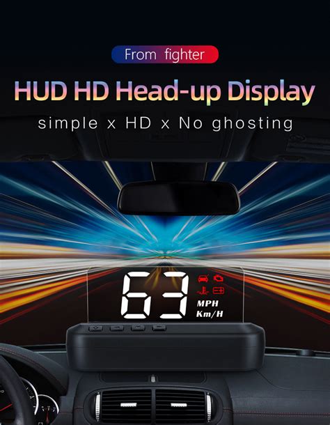 Simple C100 Obd2 Car Hud Heads Up Display