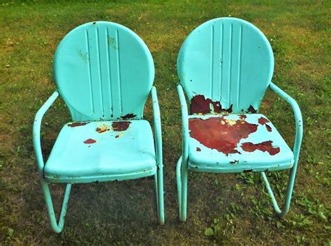 Sling seats for beach lounging, wicker chairs with cushions for relaxing, or durable patio lounge chairs that are great for everyday use. Metal Patio Chair Tulip Vintage 1950s era | Metal patio ...