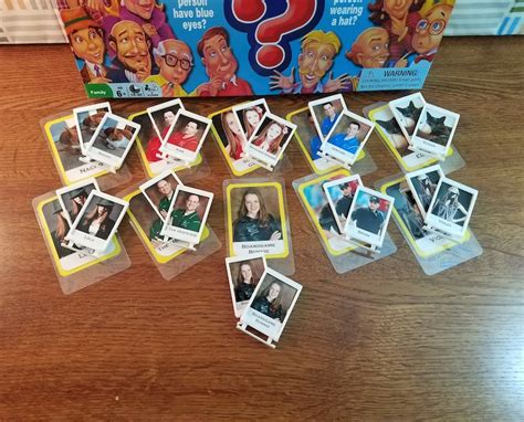 Single Extra Game Piece For Personalized Guess Who Game Etsy