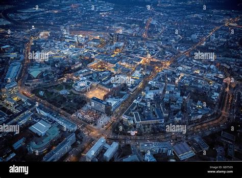 Aerial View Dortmund At Night With The Walloverview Of Dortmund