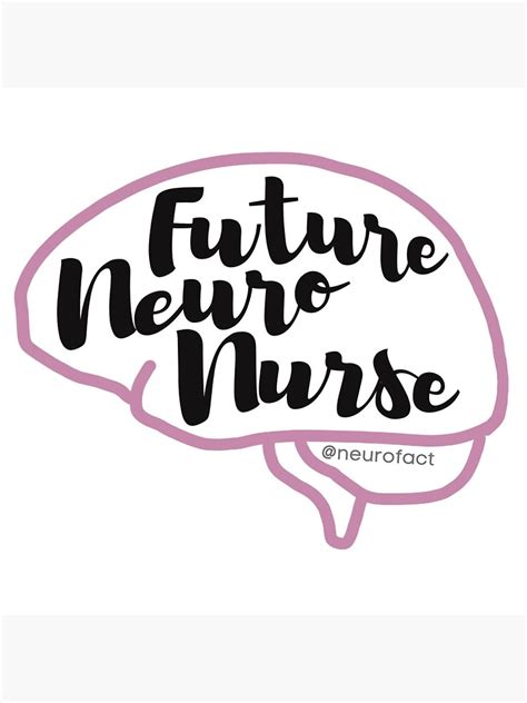 Future Neuro Nurse Sticker Sticker For Sale By Neurofact Redbubble
