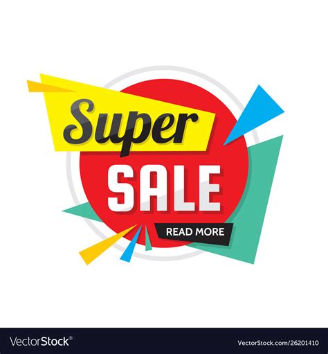 Super Sale Creative Banner Royalty Free Vector Image