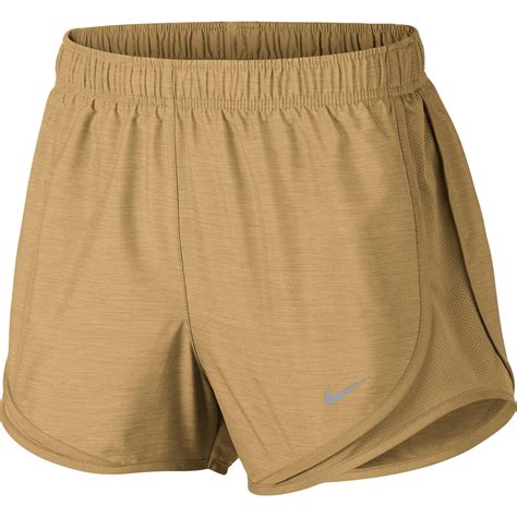 Nike Synthetic 3 Dry Tempo Heatherized Running Shorts In Natural Lyst