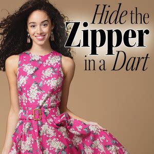 The fabric had some distressing in it and the dress bodice was ruched. A Hand-Picked Zipper is Worth the Effort - Threads