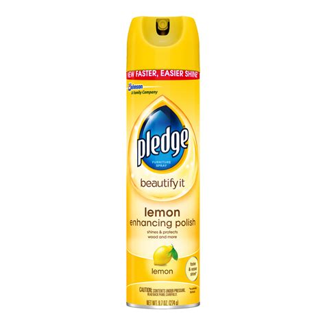 As an aside, although furniture products like pledge are good at cleaning furniture, the oils quickly • to polish the furniture, apply a small quantity of the product on a dry microfiber cloth and rub the. Pledge® Furniture Polish | SC Johnson Professional™