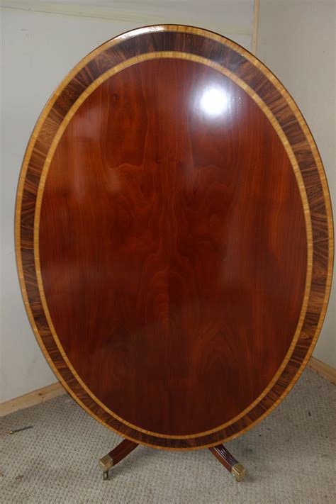Dining tables tend to hang around long after you've stopped loving them. Antiques Atlas - Polished Mahogany Oval Breakfast Dining Table