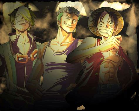 One Piece Images Luffy Zoro And Sanji Wallpaper And Background Photos