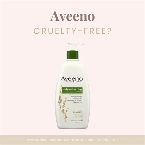 They do agree about testing their products on animals whenever required by law. Q: Is Aveeno Cruelty-Free? . A: Aveeno is not cruelty-free ...