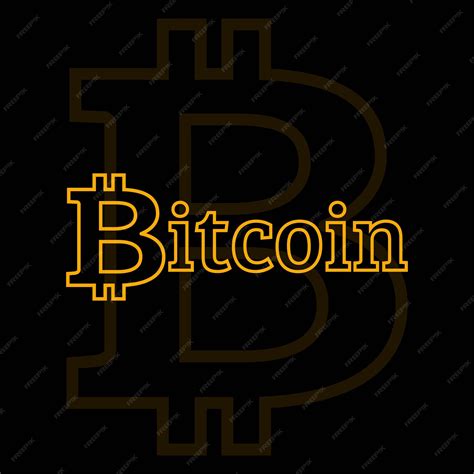 Premium Vector Bitcoin Logo Design