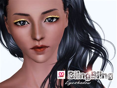 The Sims Resource Bling Bling Eyeshadow