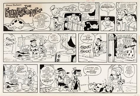 Gene Hazelton Flintstones Sunday Page 8191973 In David Odells