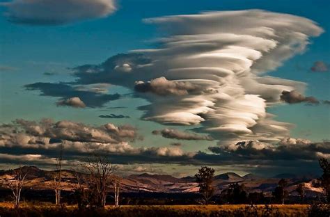 Cool Sky Clouds Lenticular Clouds Nature Photography