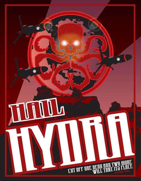 Hail Hydra Propaganda Poster With
