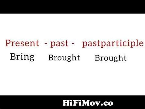 Simple Present Past And Future Tense Level From Verbs In Present