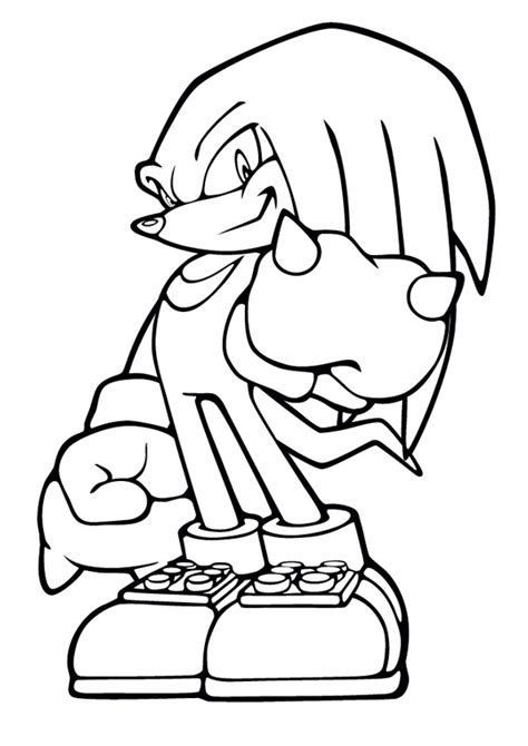 Sonic.para Colorear : Dibujos De Sonic Para Colorear Descargar E