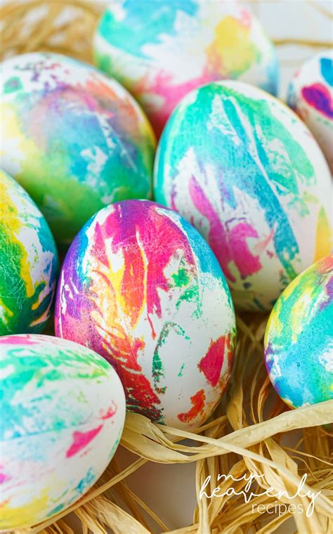 Tie Dye Easter Eggs My Heavenly Recipes
